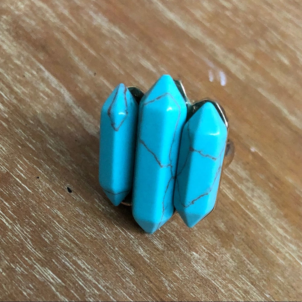 Stunning blue ring